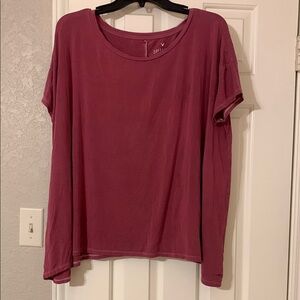 American Eagle Outfitters Red Boxy Short Sleeve T-Shirt